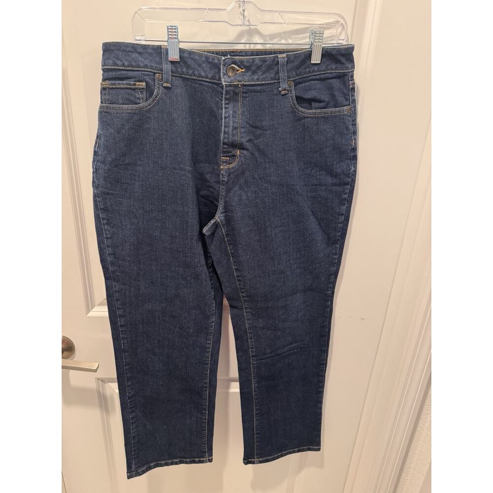 L.L. Bean Size 14 Petite Classic Fit Women's Denim Jeans Super Stretch Comfort